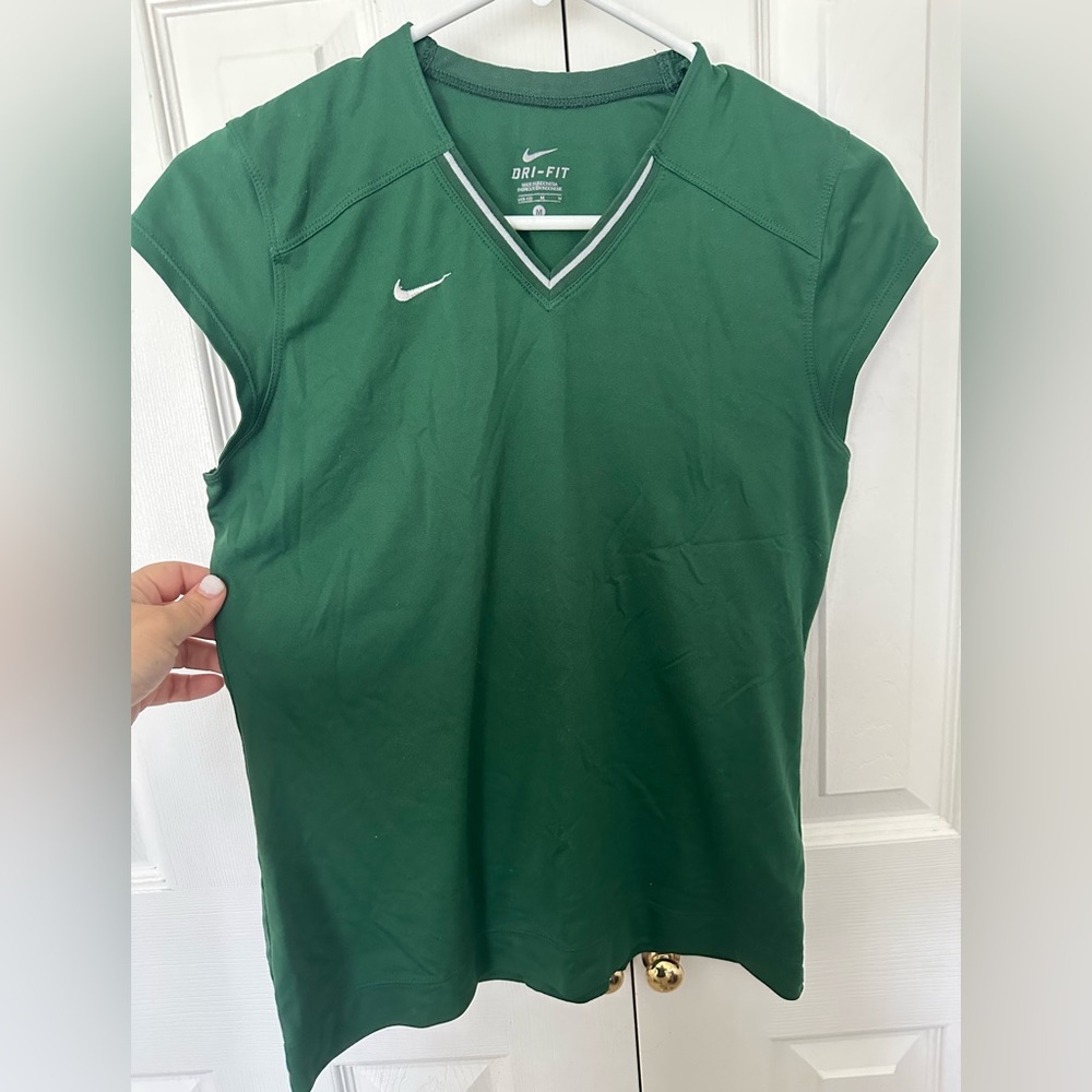 Nike Green Dri-Fit Athletic Shirt
